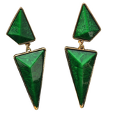 Geometric Evergreen Earrings - Majestico Gifts
